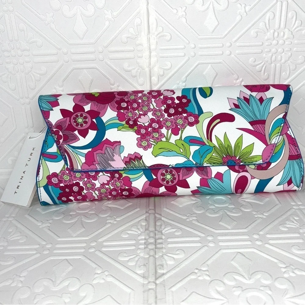 NWT Trina Turk Floral Print‎ Clutch